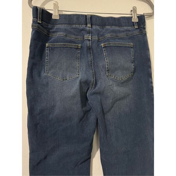 Betabrand jeans elastic waistband with belt loops size L - Picture 5 of 6